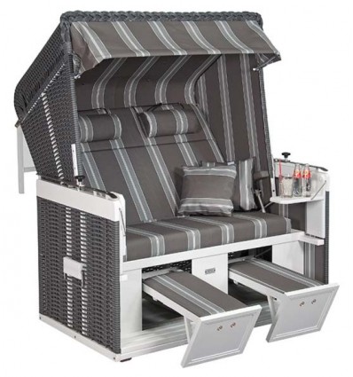 Præsident Alu XL liggemodel - Stofdesign 96