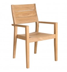 Tivolti stol m/armlæn • teak