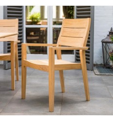 Tivolti stol m/armlæn • teak