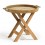 Sidebord Ø 50 cm · teaktræ