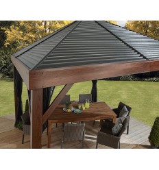 Valencia Wood Sojag pavillon • 363x363 cm