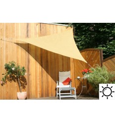 500 x 500 x 500 cm solsejl trekant