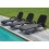 Alfa sunlounger i antracit