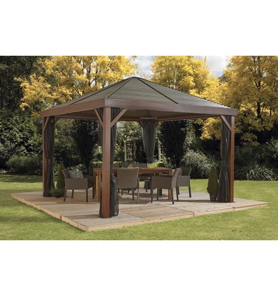 Valencia Wood Sojag pavillon • 363x363 cm