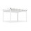 Pergolux havepergola • 400x300 cm