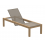 XQI sunlounger • teak