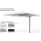 Max Klassik Ampelschirm • 3.05 x 4.25 m