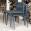 Luce • Grafitgrau Loungestuhl