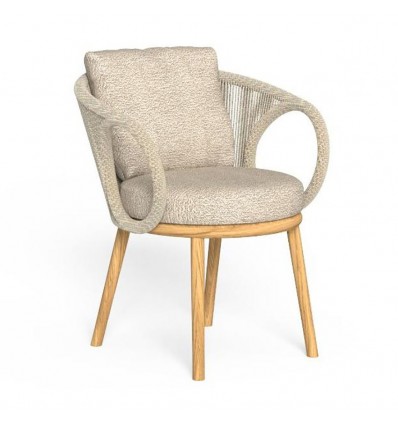 Karen • Teak/LuxStoff Gartenstuhl