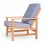 Loungestol  · redwood