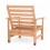Loungestol  · redwood