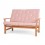 2-Pers. Loungesofa · Rotholz