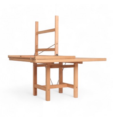 Havebord 128x120 cm · redwood