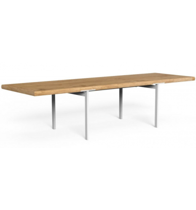 Allure 300x95 cm • alu/teak havebord