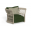Cliff • loungemodul alu/LuxStof 