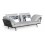 Cruise Alu • 3-pers. sofa