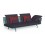 Cruise Alu • 3-Sitzer Sofa