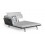 Cruise Alu • 3-Sitzer Sofa