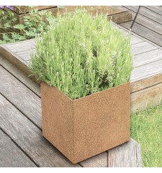 Pflanzkübel aus Cortenstahl