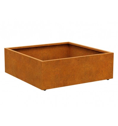 Hochbeet auf Rollen Cortenstahl