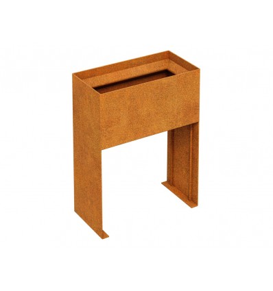 Havekrukke i Cortenstål