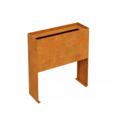 Plantekasse Cortenstahl