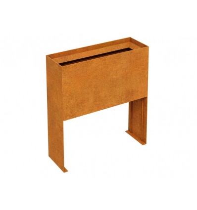 Plantekasse Cortenstahl