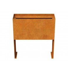 Plantekasse Cortenstahl