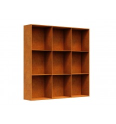 Brændeopbevaring Cortenstål