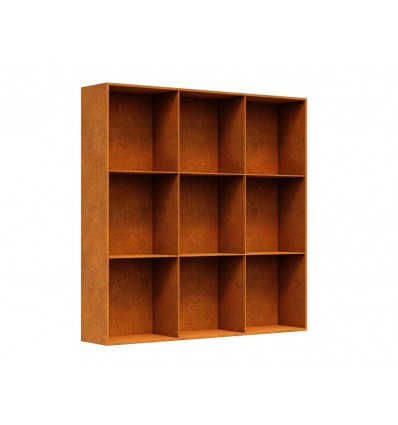 Brændeopbevaring Cortenstål