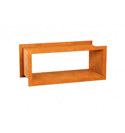 Brændeopbevaring Cortenstål