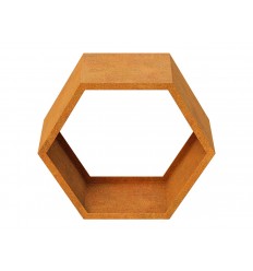 Brændeopbevaring Cortenstål 