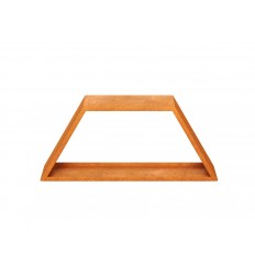 Kaminholzregal Cortenstahl