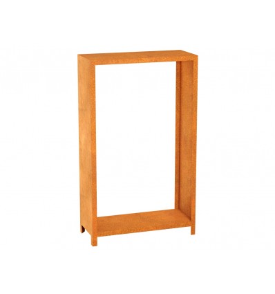 Brændeopbevaring Cortenstål