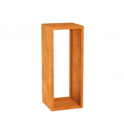 Brændeopbevaring Cortenstål