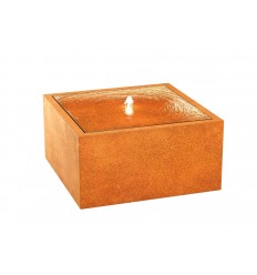 Springbrunnen Cortenstahl