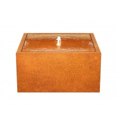 Springbrunnen Cortenstahl