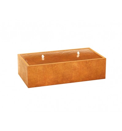 Springbrunnen Cortenstahl