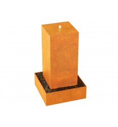 Springbrunnen Cortenstahl