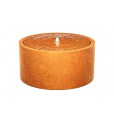 Springbrunnen Cortenstahl