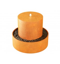 Springbrunnen Cortenstahl