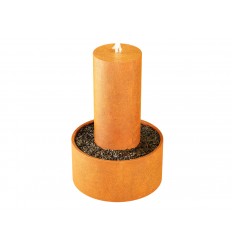 Springbrunnen Cortenstahl