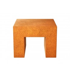 Gartensockel Cortenstahl