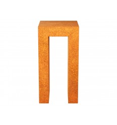 Gartensockel Cortenstahl