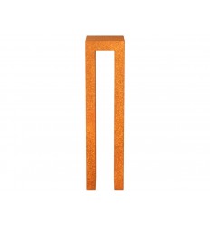 Gartensockel Cortenstahl