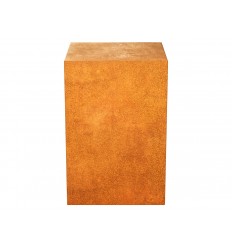 Gartensockel Cortenstahl