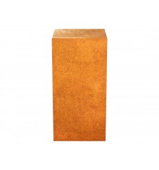 Gartensockel Cortenstahl