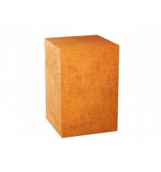 Gartensockel Cortenstahl