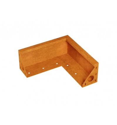 Beeteinfassung Cortenstahl