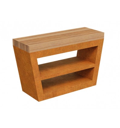 Grillsokkel Cortenstål